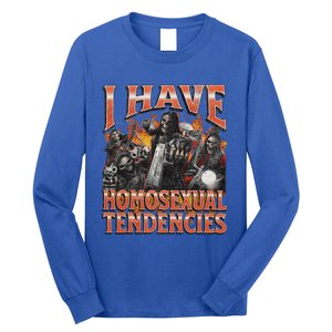 I Have Homosexual Tendencies Hard Skeleton Bootleg Long Sleeve Shirt