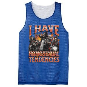 I Have Homosexual Tendencies Hard Skeleton Bootleg Mesh Reversible Basketball Jersey Tank