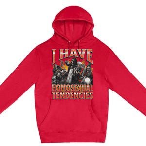 I Have Homosexual Tendencies Hard Skeleton Bootleg Premium Pullover Hoodie