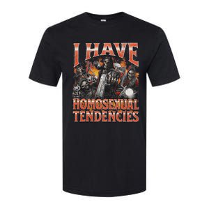 I Have Homosexual Tendencies Hard Skeleton Bootleg Softstyle CVC T-Shirt