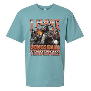 I Have Homosexual Tendencies Hard Skeleton Bootleg Sueded Cloud Jersey T-Shirt