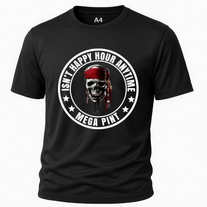 Isn't Happy Hour Anytime Mega Pint Pirate Performance Shirt