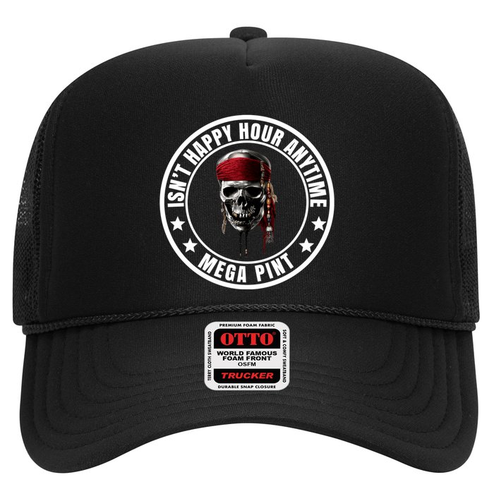 Isn't Happy Hour Anytime Mega Pint Pirate Hat