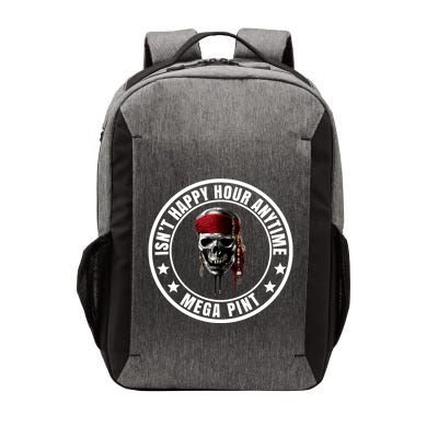 Isn't Happy Hour Anytime Mega Pint Pirate Vector Backpack