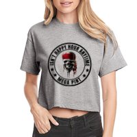 Isn't Happy Hour Anytime Mega Pint Pirate Crop Top