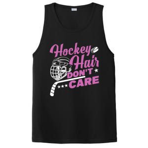 Ice Hockey Hockey Hair Dont Care Meaningful Gift PosiCharge Competitor Tank