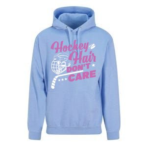 Ice Hockey Hockey Hair Dont Care Meaningful Gift Unisex Surf Hoodie