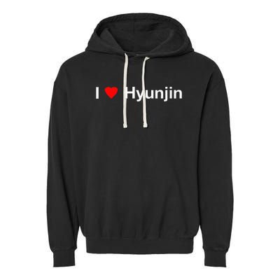 I Heart Hyunjin Garment-Dyed Fleece Hoodie