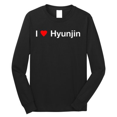 I Heart Hyunjin Long Sleeve Shirt