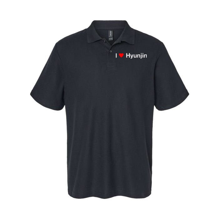 I Heart Hyunjin Softstyle Adult Sport Polo