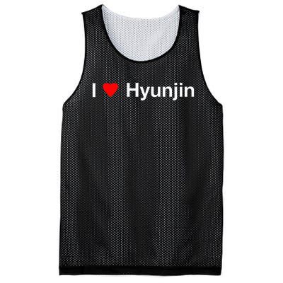 I Heart Hyunjin Mesh Reversible Basketball Jersey Tank