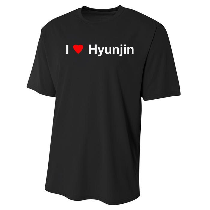 I Heart Hyunjin Performance Sprint T-Shirt