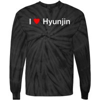 I Heart Hyunjin Tie-Dye Long Sleeve Shirt