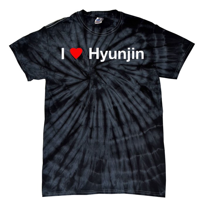 I Heart Hyunjin Tie-Dye T-Shirt