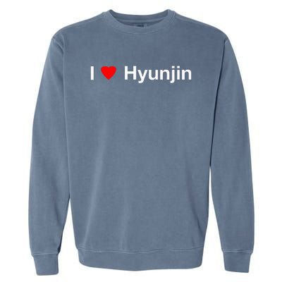 I Heart Hyunjin Garment-Dyed Sweatshirt