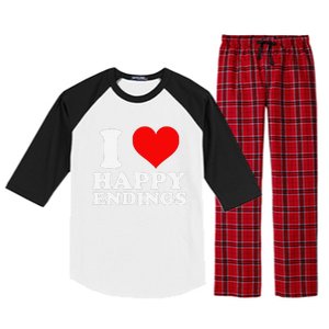 I Heart Happy Ending Raglan Sleeve Pajama Set