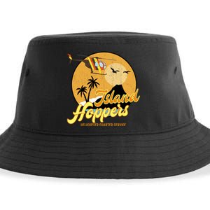 Island Hoppers Helicoter Charter Services Sustainable Bucket Hat