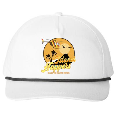 Island Hoppers Helicoter Charter Services Snapback Five-Panel Rope Hat