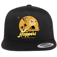 Island Hoppers Helicoter Charter Services Flat Bill Trucker Hat