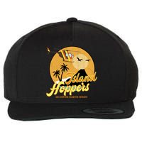 Island Hoppers Helicoter Charter Services Wool Snapback Cap