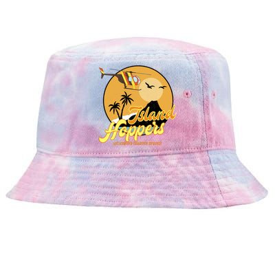 Island Hoppers Helicoter Charter Services Tie-Dyed Bucket Hat