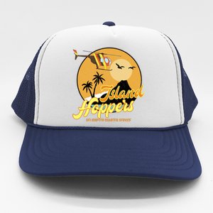 Island Hoppers Helicoter Charter Services Trucker Hat