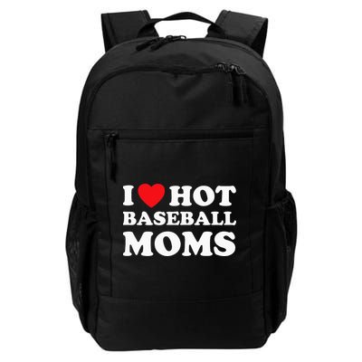 I Heart Hot Moms Baseball Mom Backpack