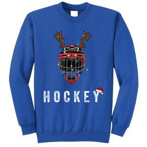 Ice Hockey Helmet Christmas Santa Claus Happy Hockey Days Great Gift Sweatshirt