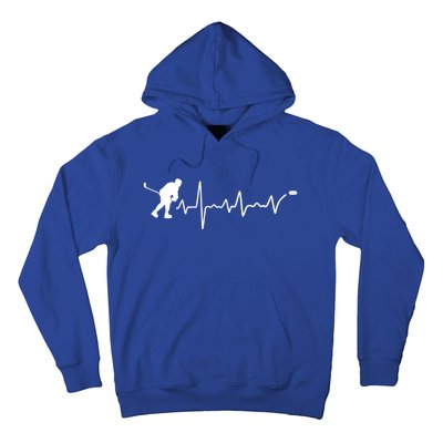 Ice Hockey Heartbeat Ice Hockey Player Great Gift Hoodie