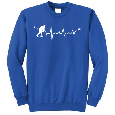 Ice Hockey Heartbeat Ice Hockey Player Great Gift Sweatshirt