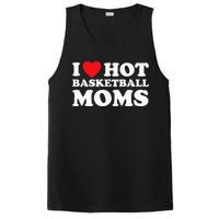 I Heart Hot Moms Basketball Mom PosiCharge Competitor Tank