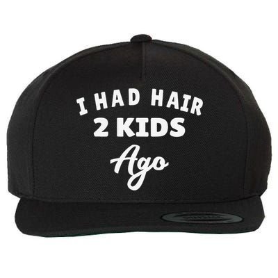 I Had Hair 2 Ago Funny Fathers Day Dad Husband Wool Snapback Cap