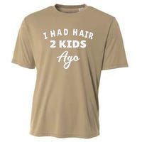 I Had Hair 2 Ago Funny Fathers Day Dad Husband Cooling Performance Crew T-Shirt