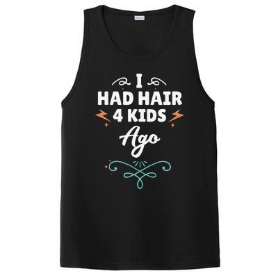 I Had Hair 4 Ago Funny Fathers Day Dad Husband PosiCharge Competitor Tank