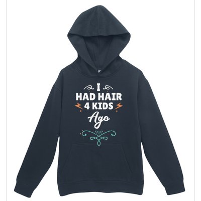 I Had Hair 4 Ago Funny Fathers Day Dad Husband Urban Pullover Hoodie