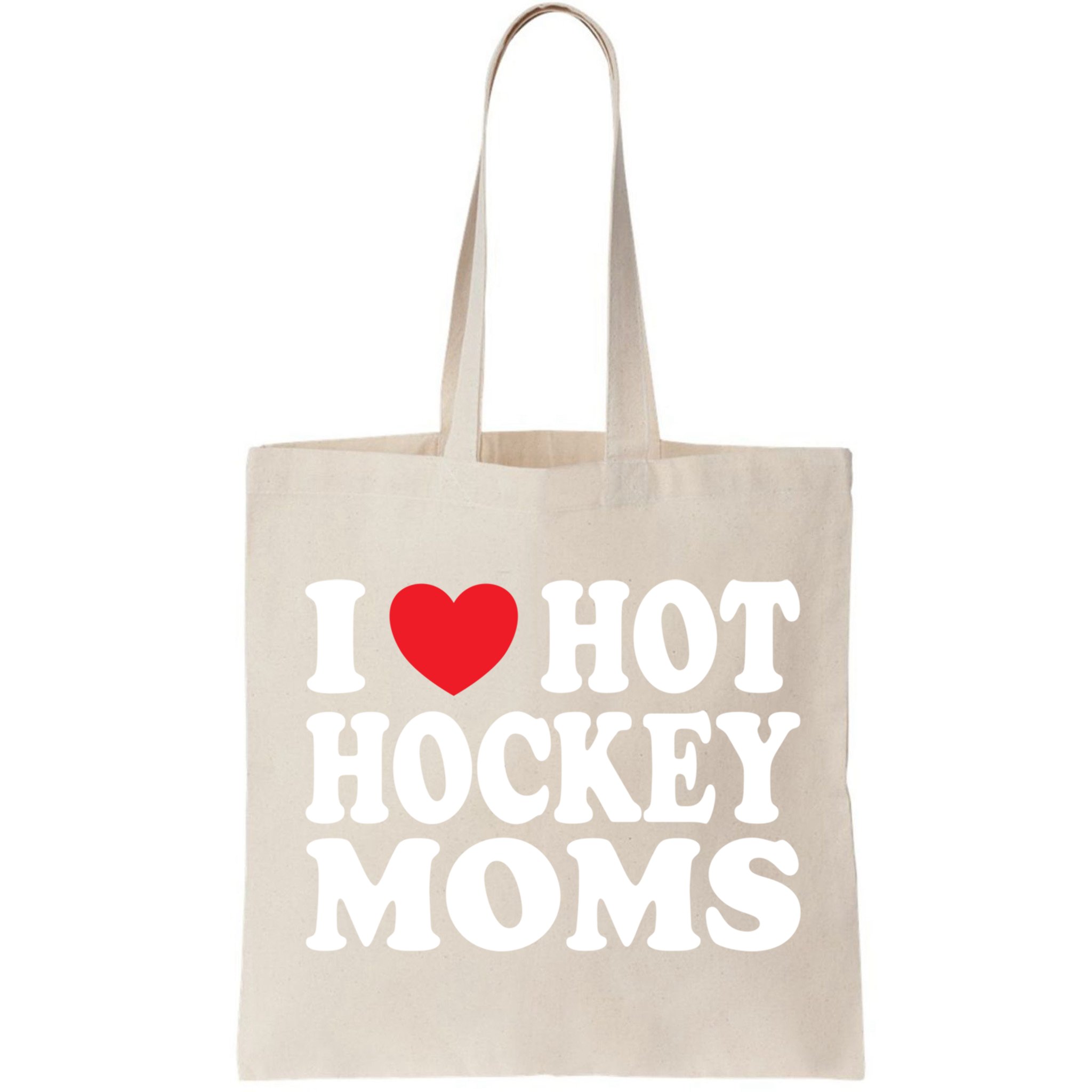 I Heart Hot Hockey Moms Funny I Love Moms Great Gift Bag