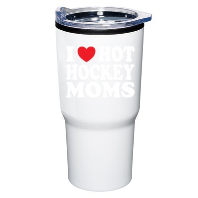 I Heart Hot Hockey Moms Funny I Love Moms Great Gift Tumbler