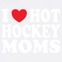 I Heart Hot Hockey Moms Funny I Love Moms Great Gift Hat