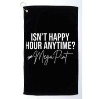 Isn't Happy Hour Anytime Mega Pint Funny Johnny Depp Golf Towel