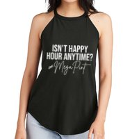 Isn't Happy Hour Anytime Mega Pint Funny Johnny Depp Women's Perfect Tri Rocker Tank