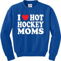 I Heart Hot Hockey Moms Funny I Love Moms Gift Kids Sweatshirt