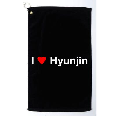 I Heart Hyunjin Golf Towel