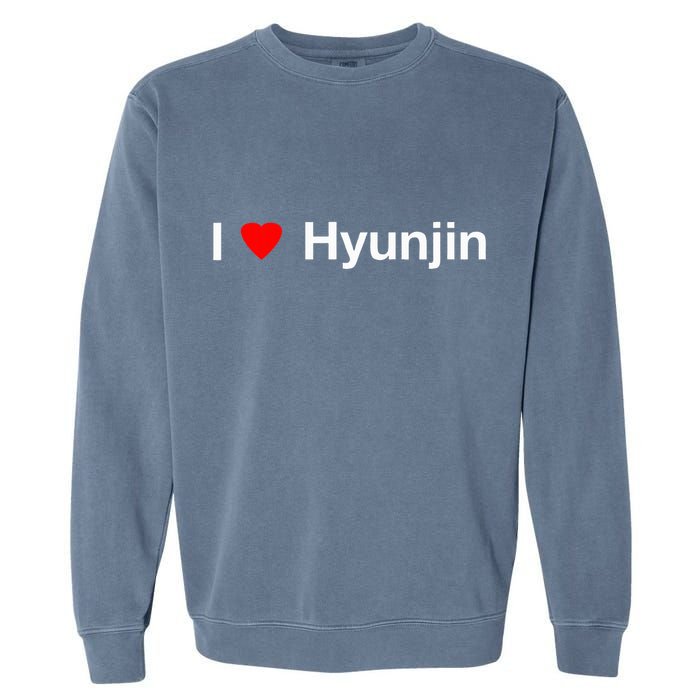 I Heart Hyunjin Garment-Dyed Sweatshirt