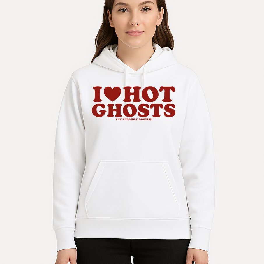 I Heart Hot Ghosts Hoodie