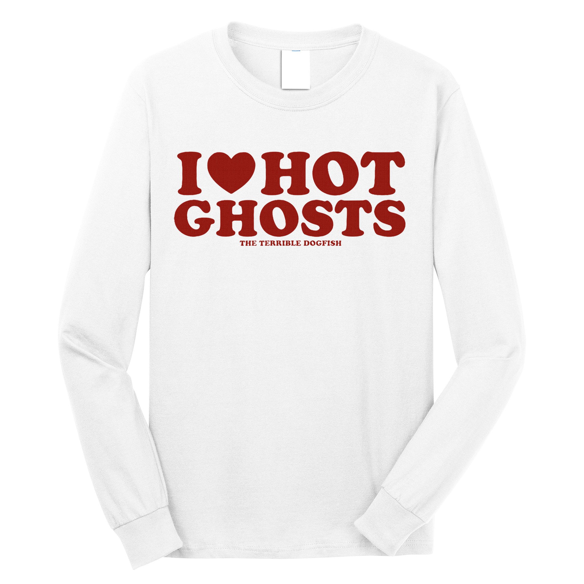 I Heart Hot Ghosts Long Sleeve Shirt