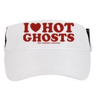 I Heart Hot Ghosts Adult Drive Performance Visor