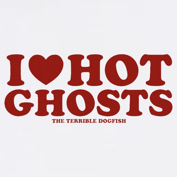 I Heart Hot Ghosts Adult Drive Performance Visor