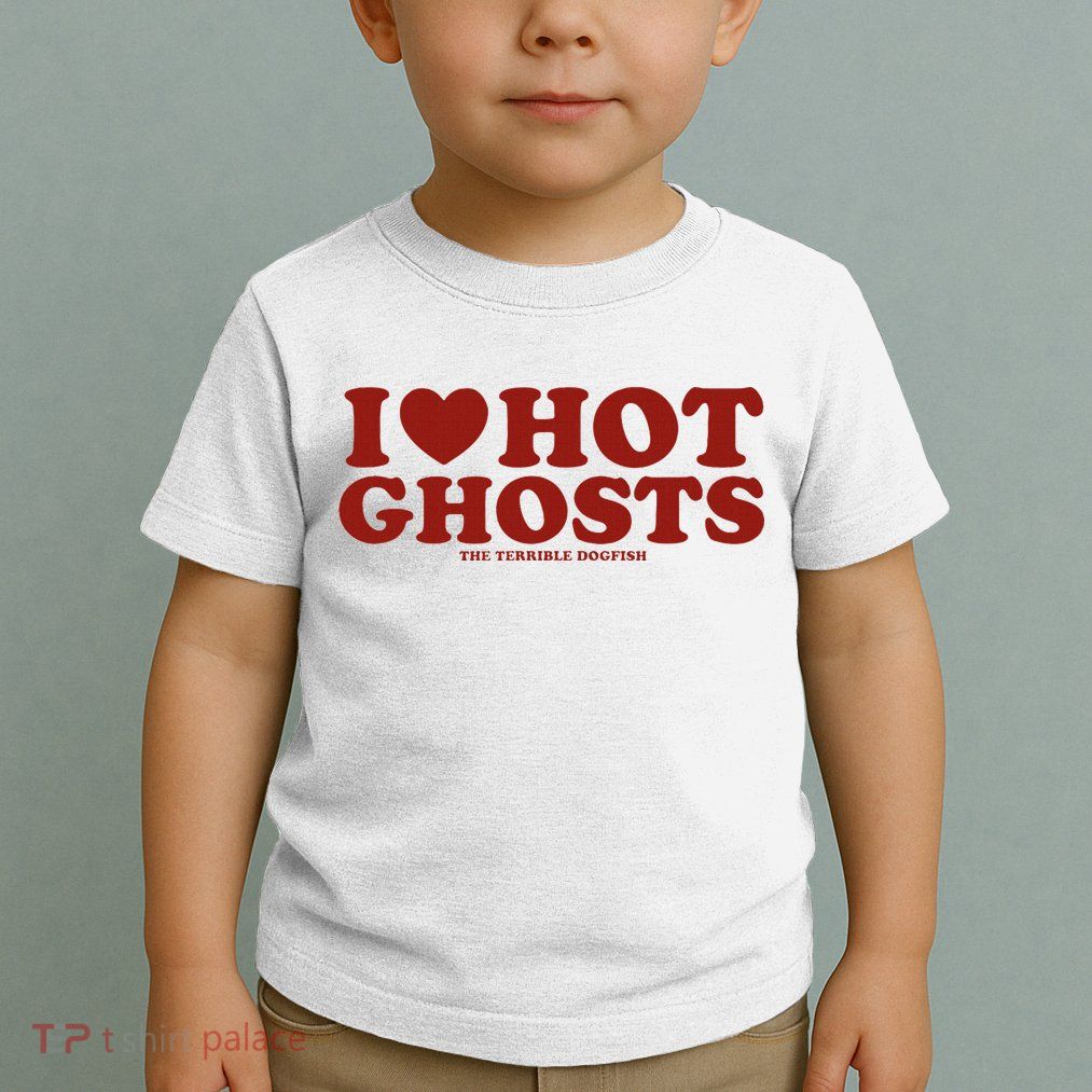 I Heart Hot Ghosts Toddler T-Shirt