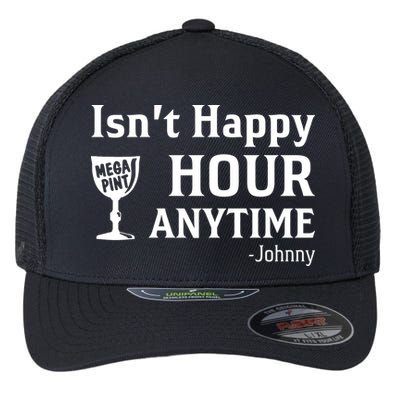 Isn't Happy Hour Anytime Justice For Johnny Depp Mega Pint Flexfit Unipanel Trucker Cap