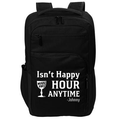 Isn't Happy Hour Anytime Justice For Johnny Depp Mega Pint Impact Tech Backpack
